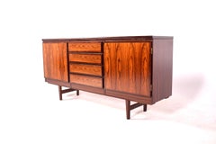Rosewood Danish Modern Sideboard by Scan-Flex