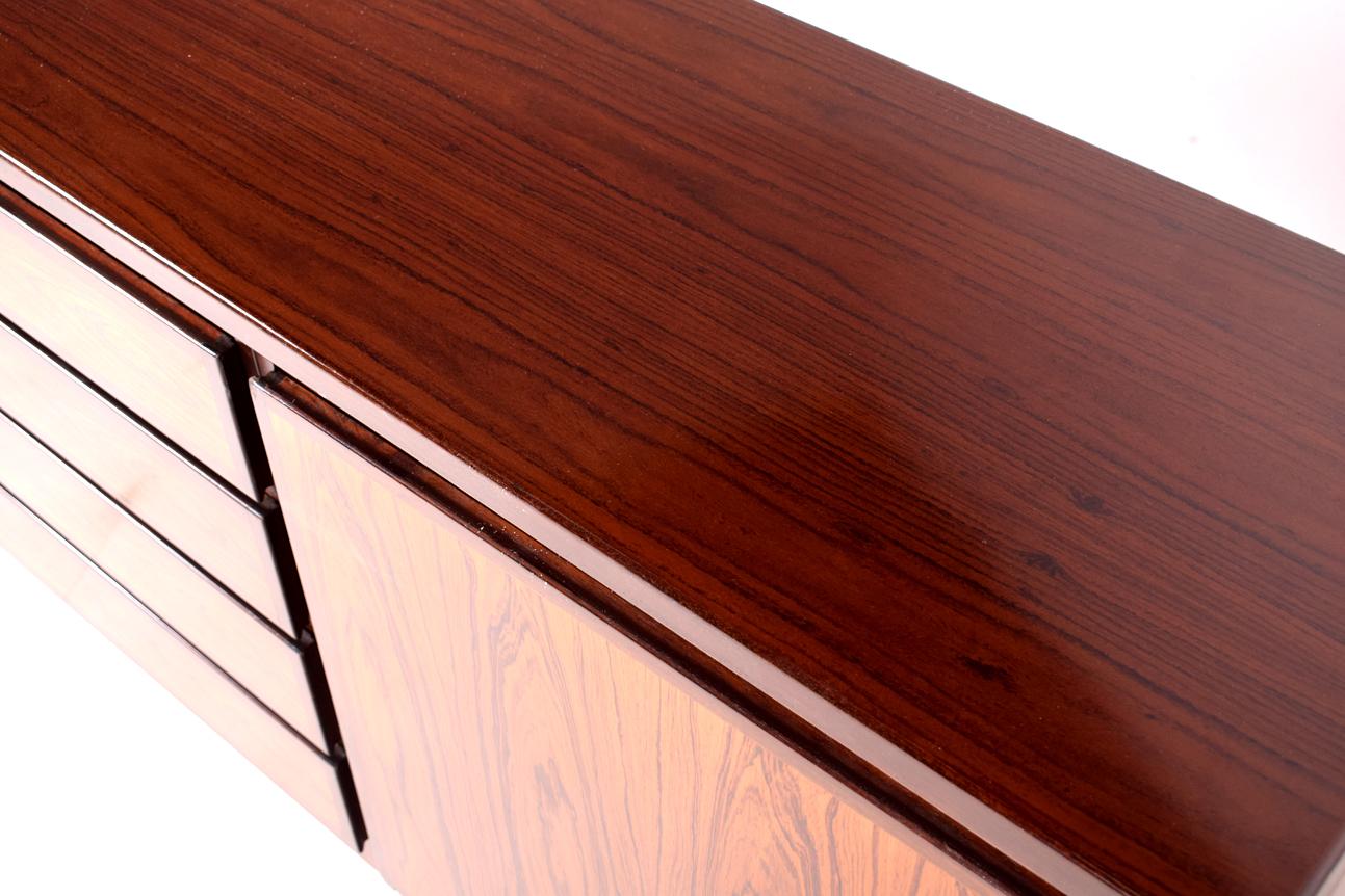 Late 20th Century Rosewood Danish Modern Sideboard by Scan-Flex