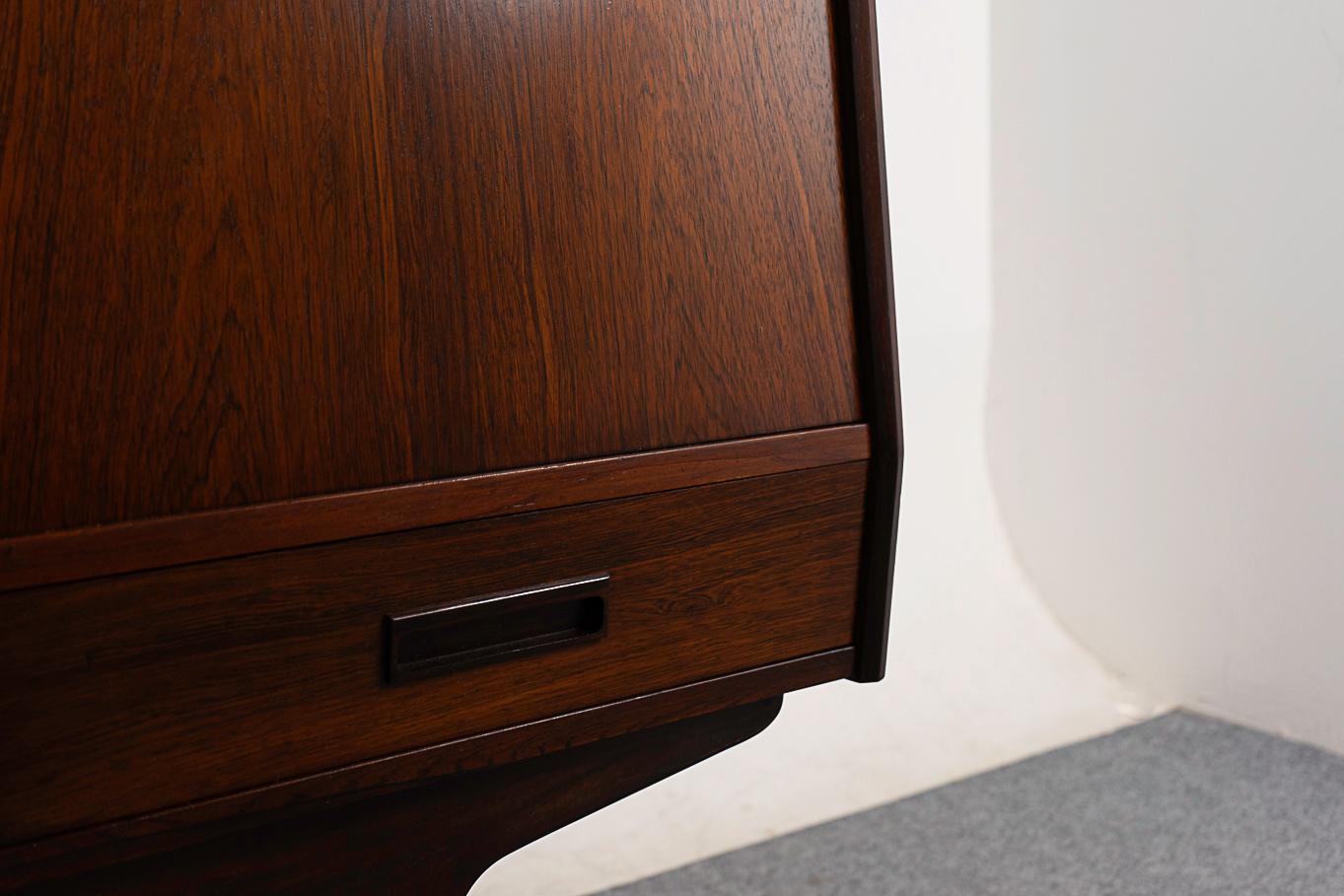 Rosewood Danish Modern Sideboard with Bar 3