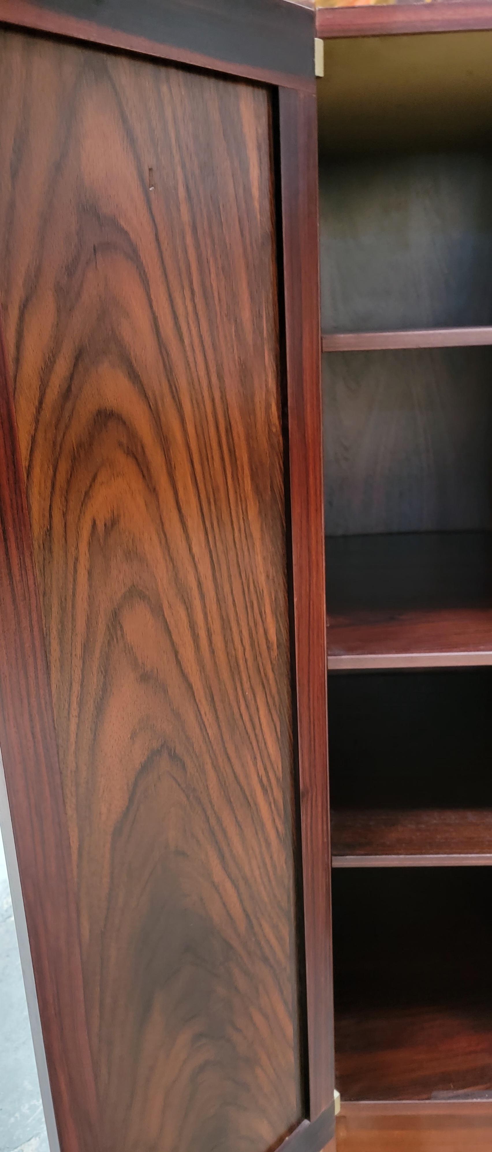 Rosewood Danish Modern Storage Cabinet by Dyrlund For Sale 2