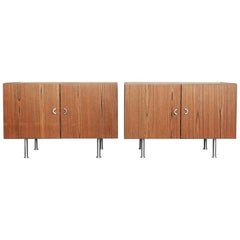Rosewood Danish Sideboards, 1970s, Set of Two