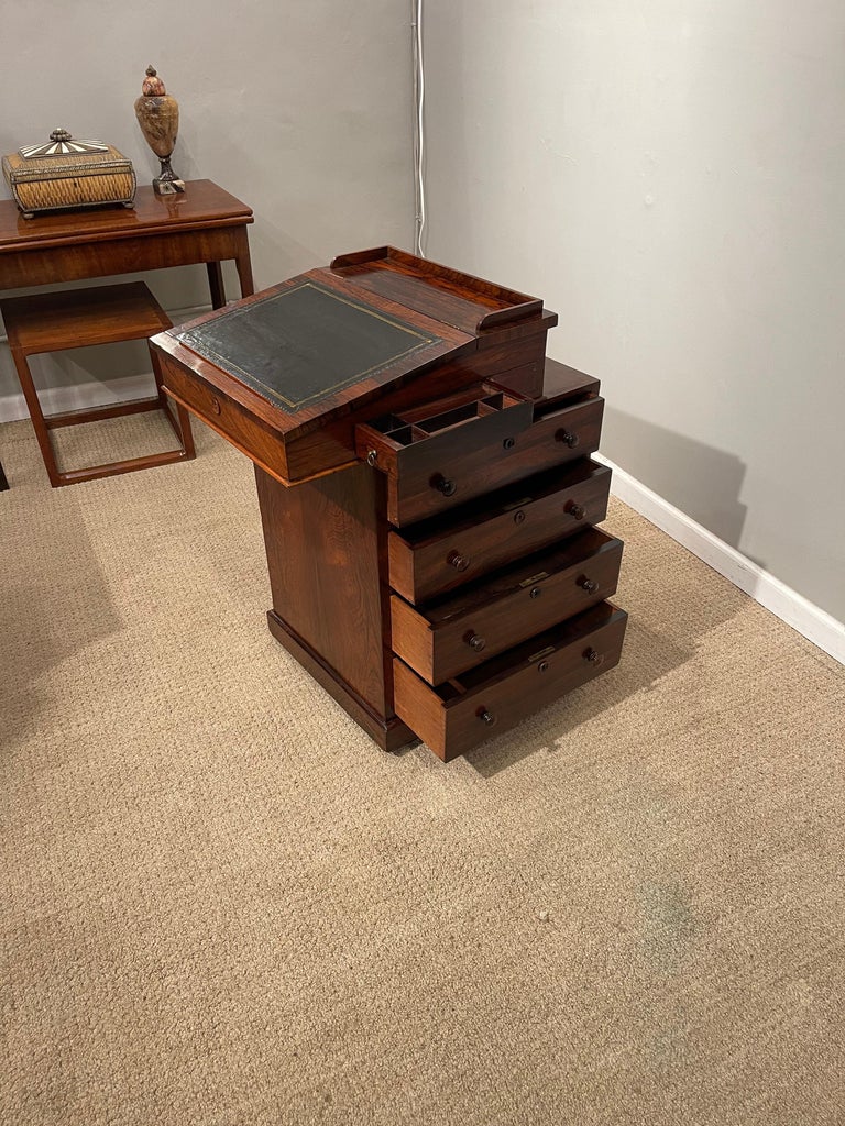 Rosewood Davenport Desk For Sale at 1stDibs modern davenport desk