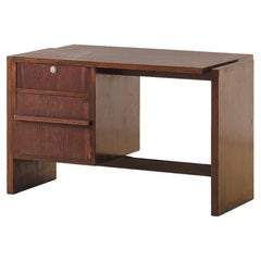 Bureau brésilien en bois de rose au design mi-siècle moderne par Joaquim Tenreiro, années 1960  