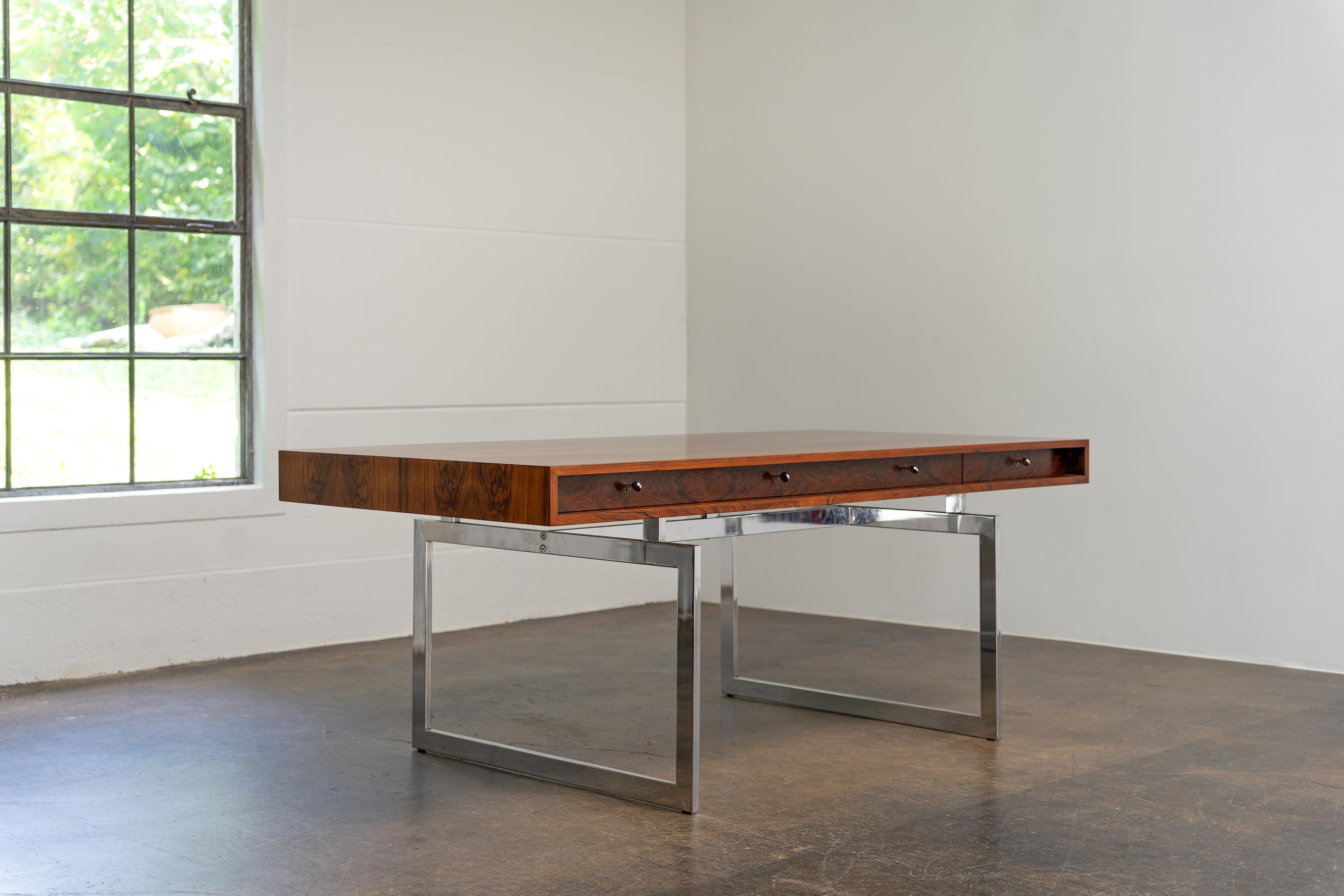 Rosewood Desk by Bodil Kjaer for E. Pedersen & Søn, 1959 3