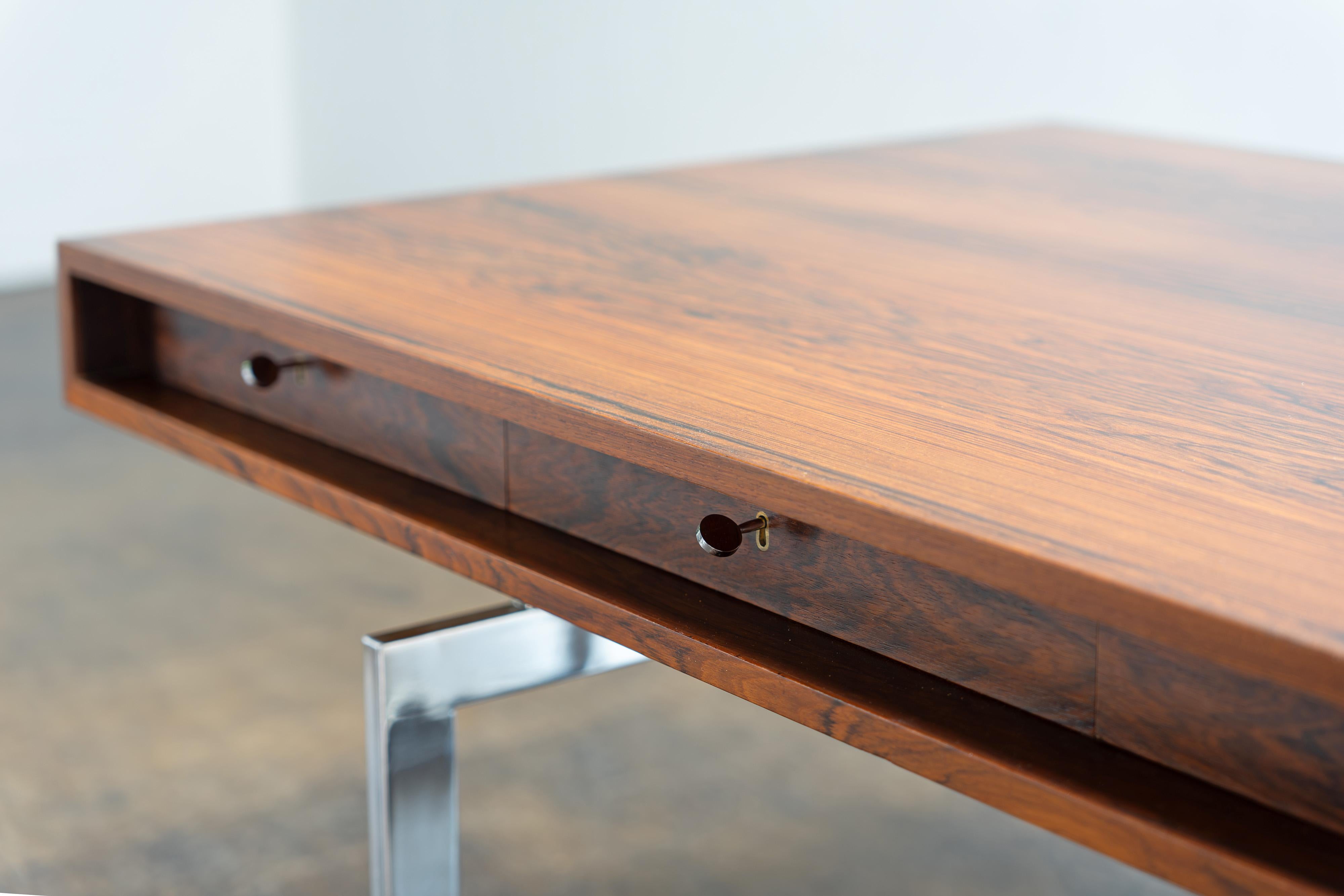 Rosewood Desk by Bodil Kjaer for E. Pedersen & Søn, 1959 6
