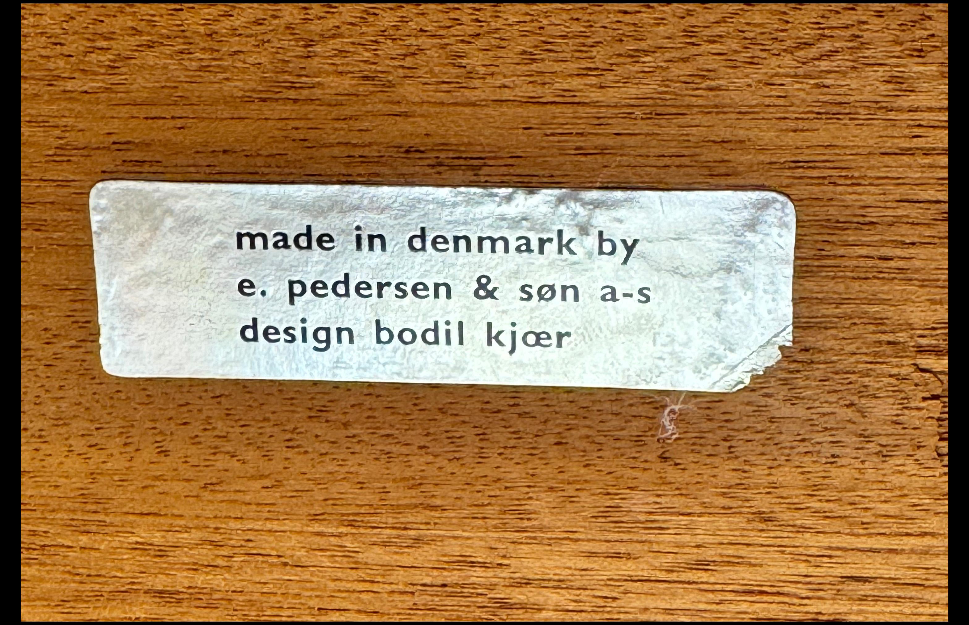 Rosewood Desk by Bodil Kjaer for E. Pedersen & Søn, 1959 11
