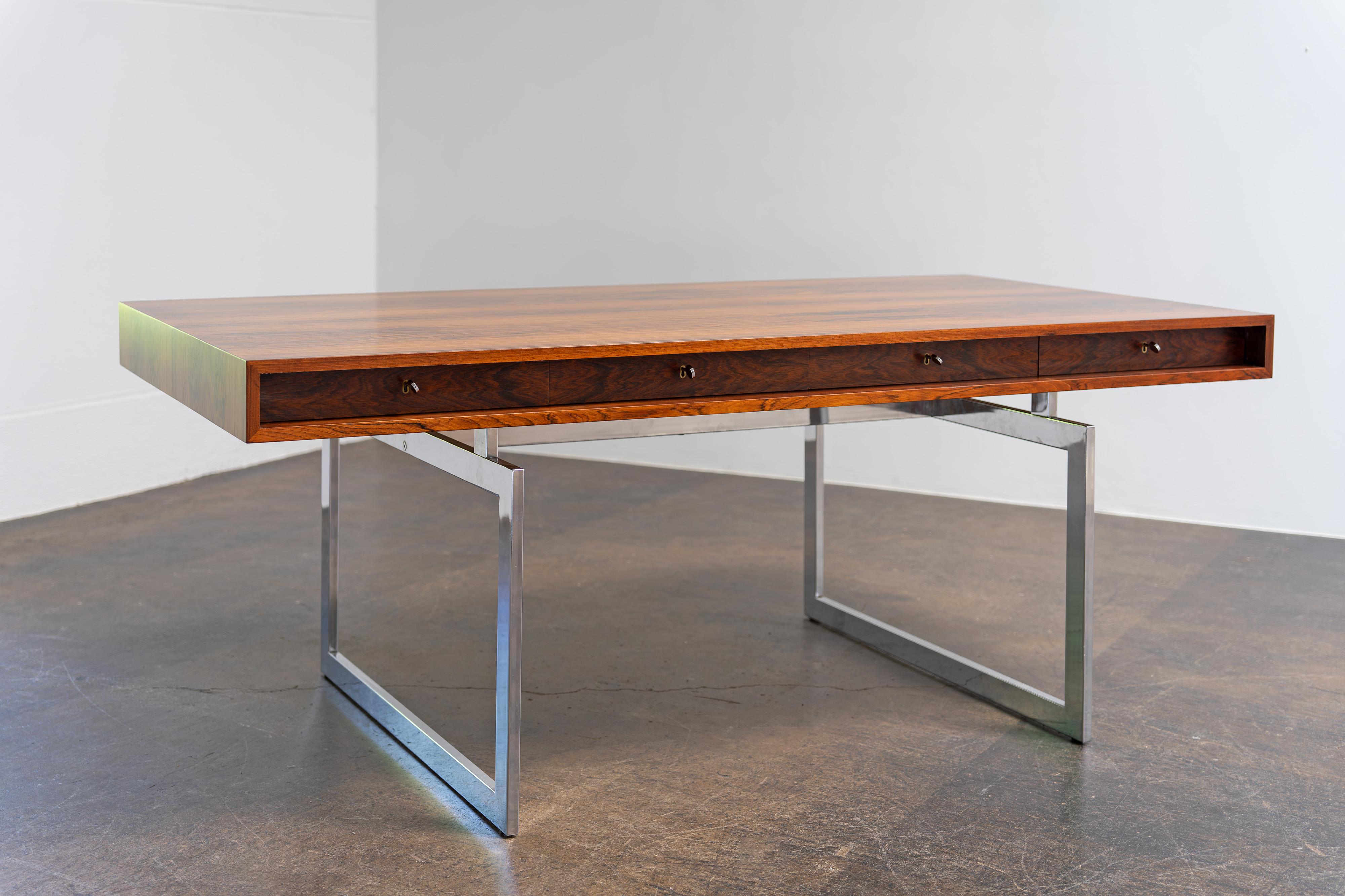 Rosewood Desk by Bodil Kjaer for E. Pedersen & Søn, 1959 1
