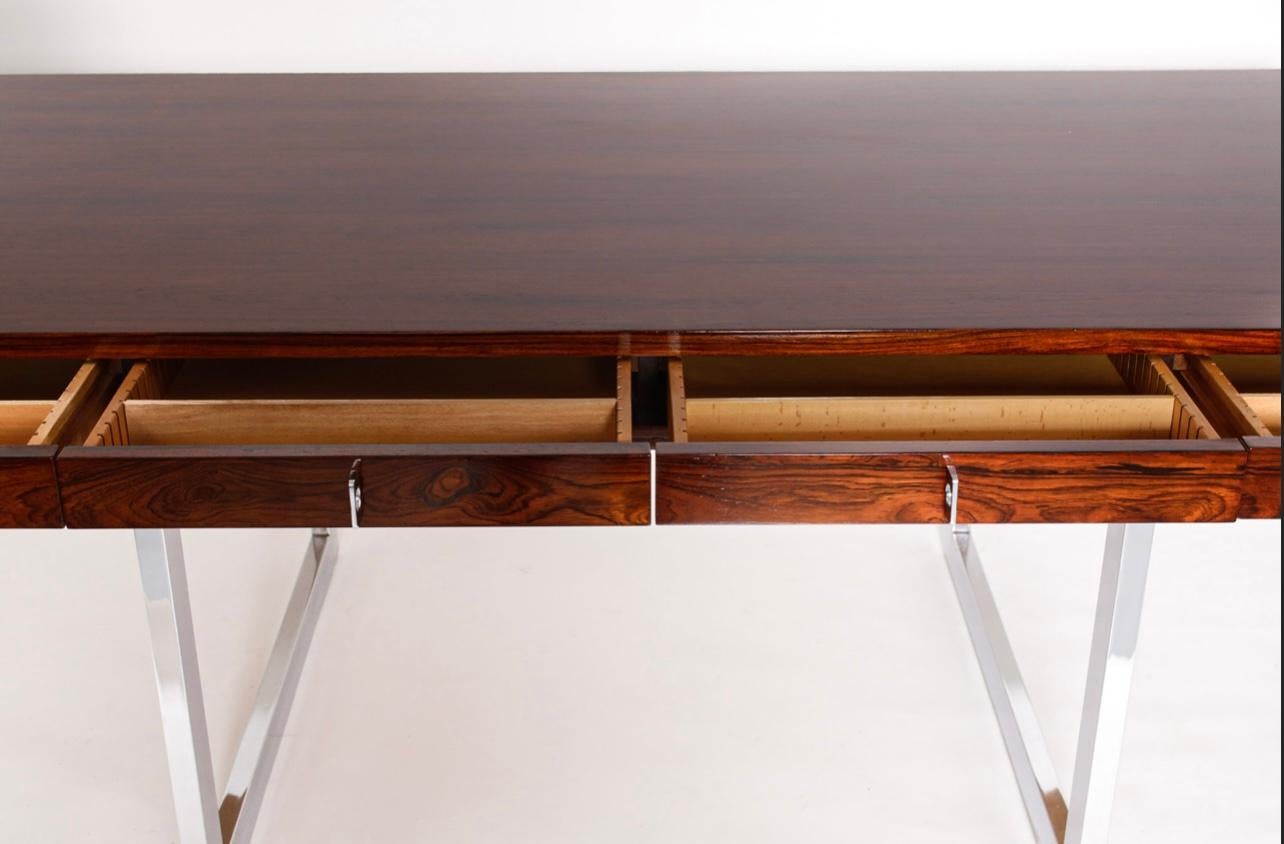 Rosewood Desk by Bodil Kjaer For Sale 4