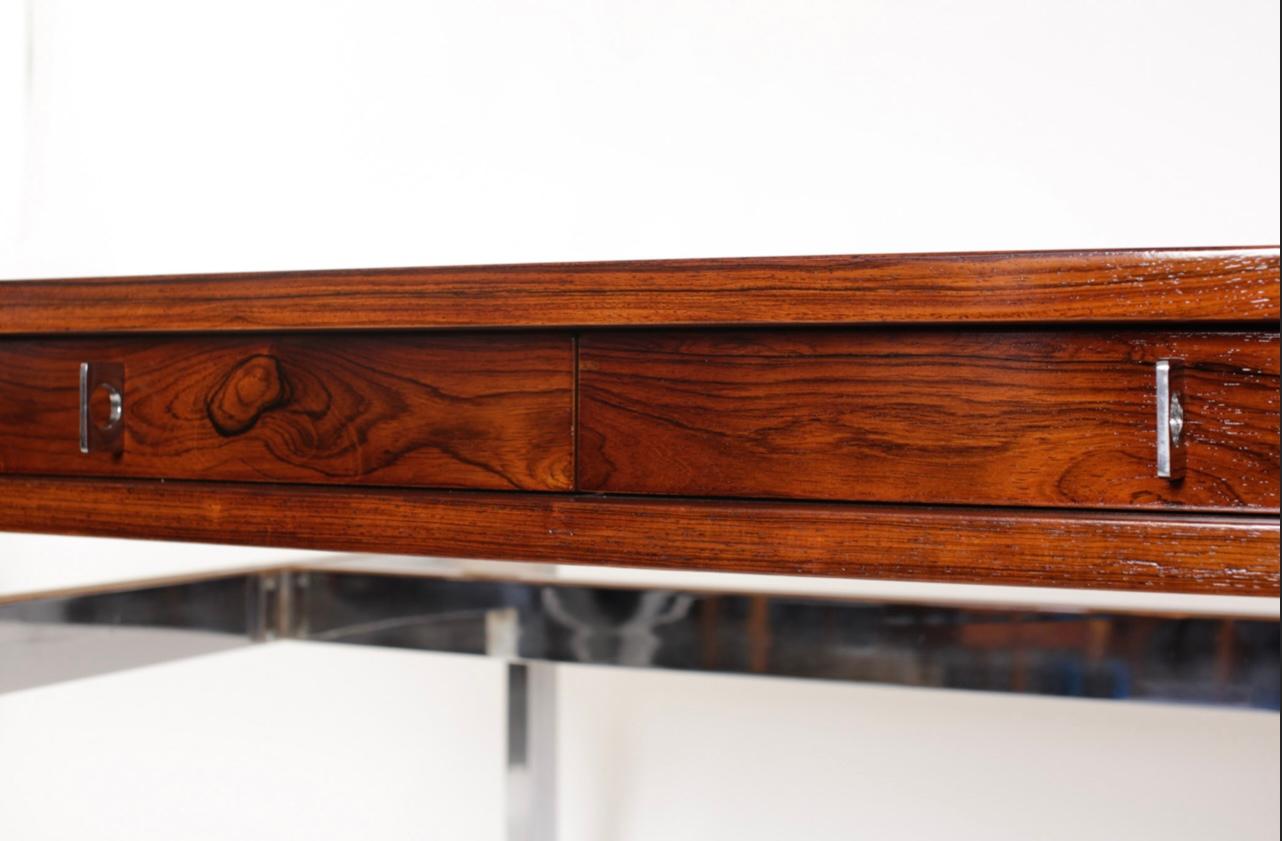 Rosewood Desk by Bodil Kjaer In Good Condition For Sale In Arundel, GB