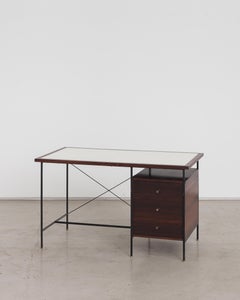 Schreibtisch aus Palisanderholz von Geraldo de Barros, 1950er Jahre, brasilianisches Midcentury-Design