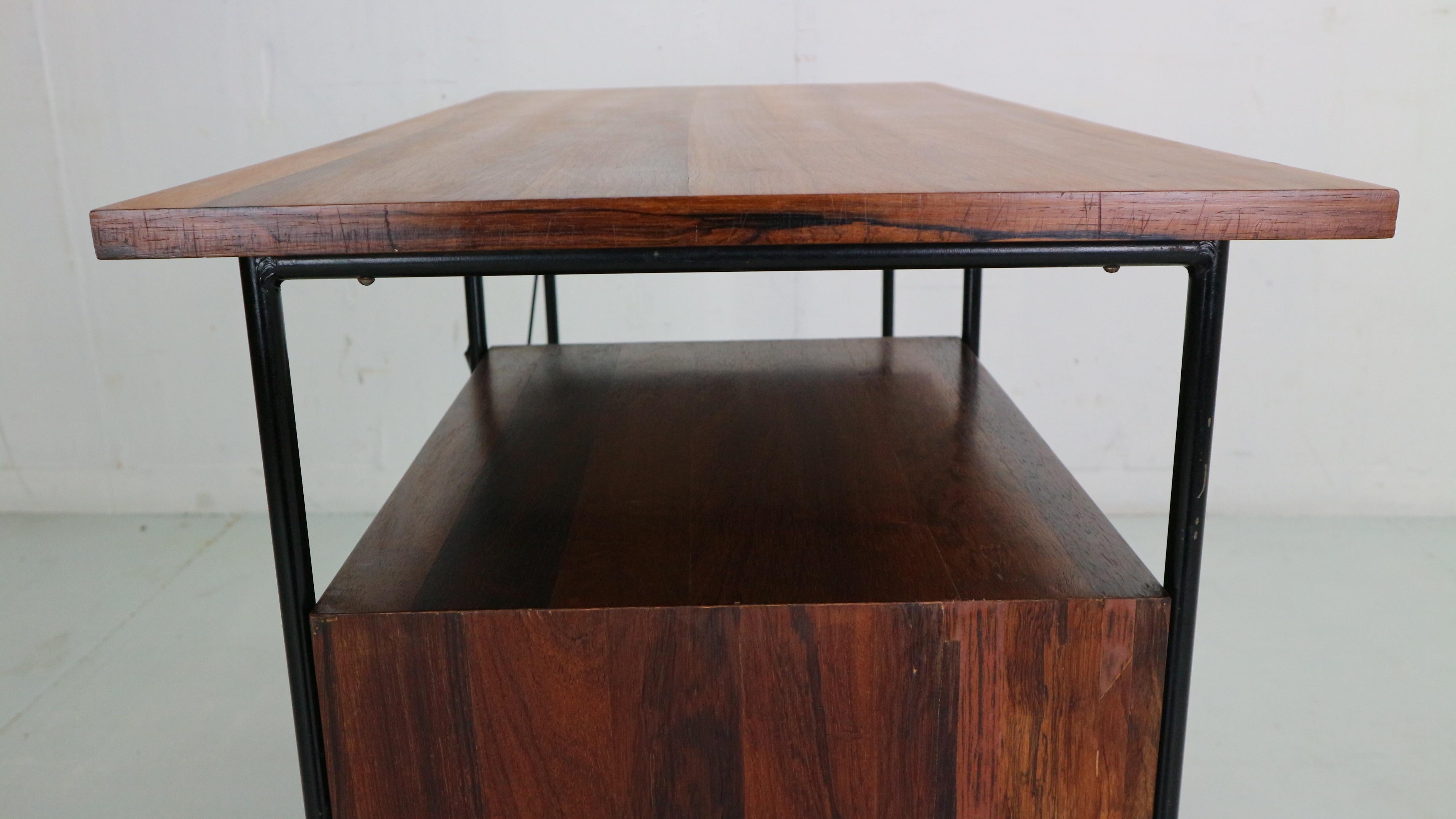 Rosewood Desk by Geraldo de Barros for Unilabor, Brazil, 1956 5