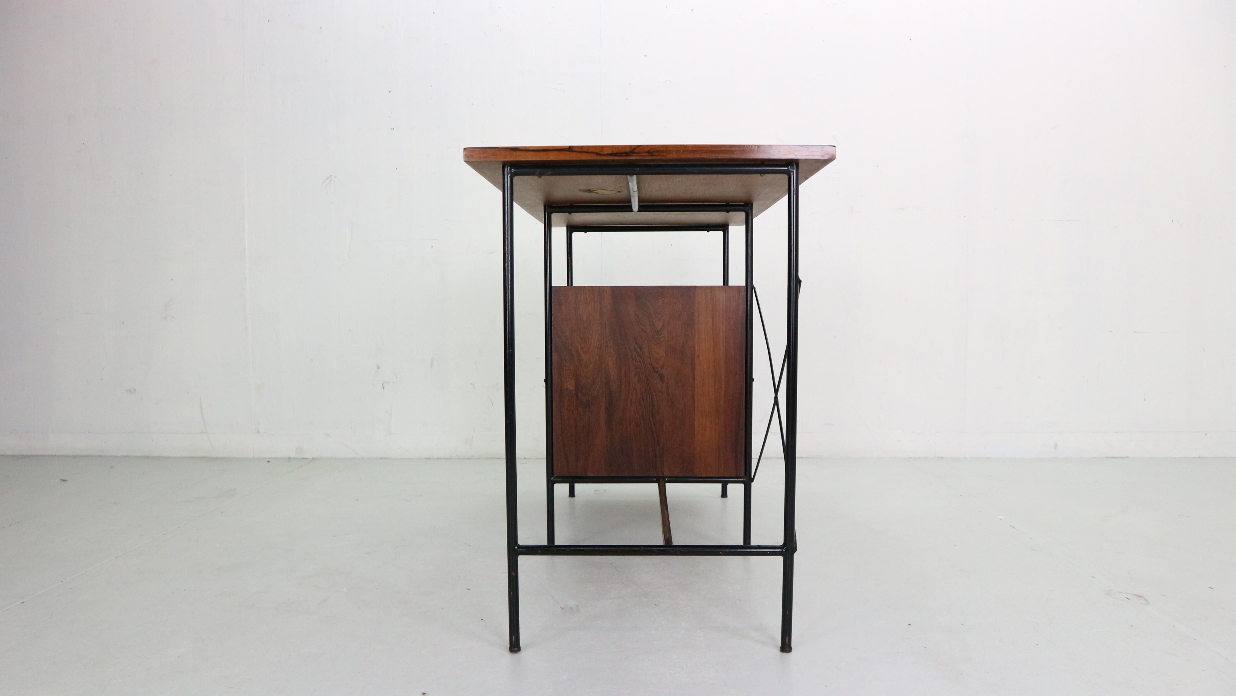 Rosewood Desk by Geraldo de Barros for Unilabor, Brazil, 1956 1