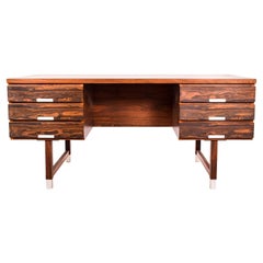 Bureau en bois de rose de Kai Kristiansen:: Feldballes Mobelfabrik:: années 1960