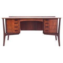 Bureau en bois de rose de Svend Aage Madsen