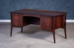 Rosewood Desk by Svend Åge Madsen for H.P. Hansen, 1960s