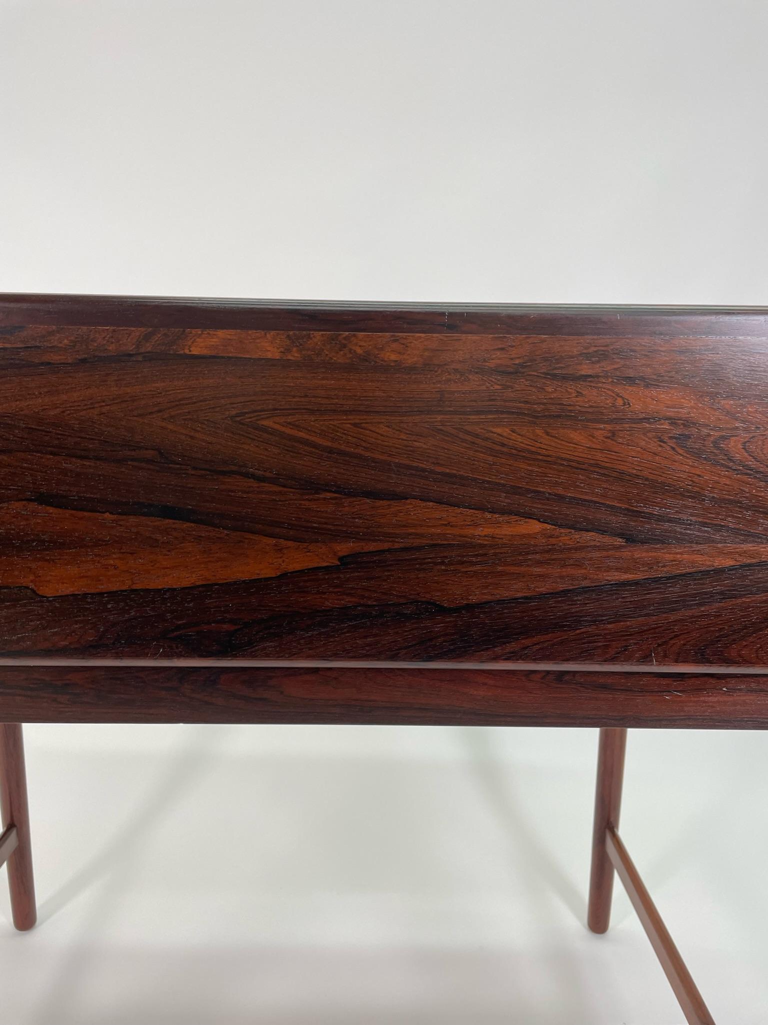 Rosewood Desk by Torbjorn Afdal for Bruksbo In Excellent Condition For Sale In San Diego, CA
