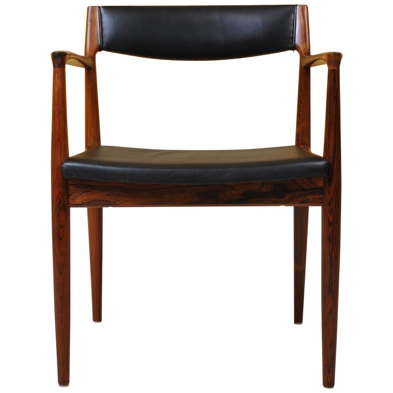 Rosewood Desk Chair, Henry W Klein