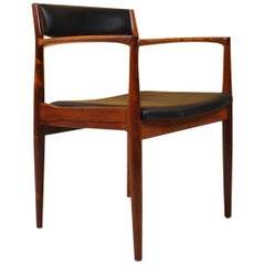 Vintage Rosewood Desk Chair, Henry W Klein