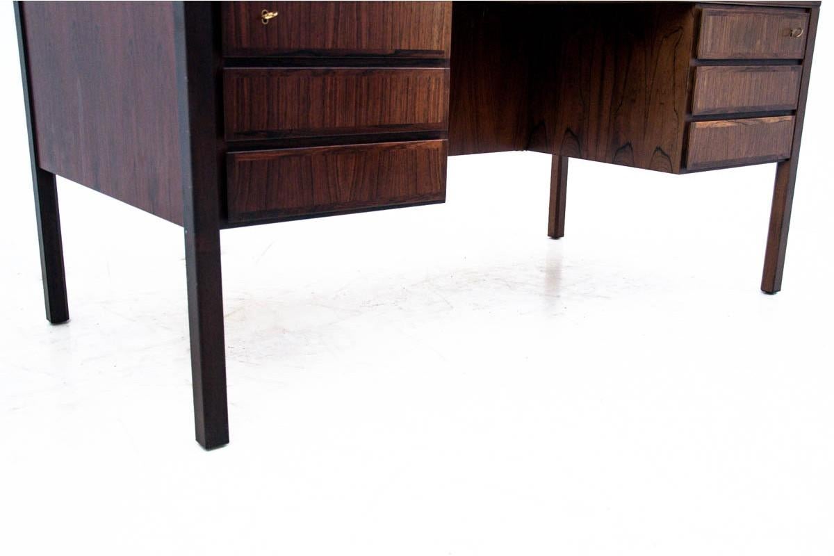 Rosewood Desk, Denmark, 1960s, Design by Omann Jun, Model 77 7