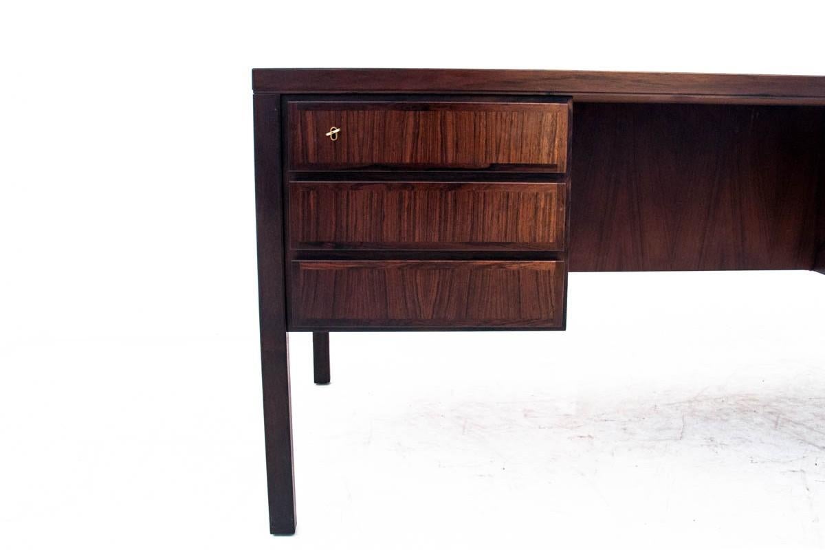 Rosewood Desk, Denmark, 1960s, Design by Omann Jun, Model 77 2