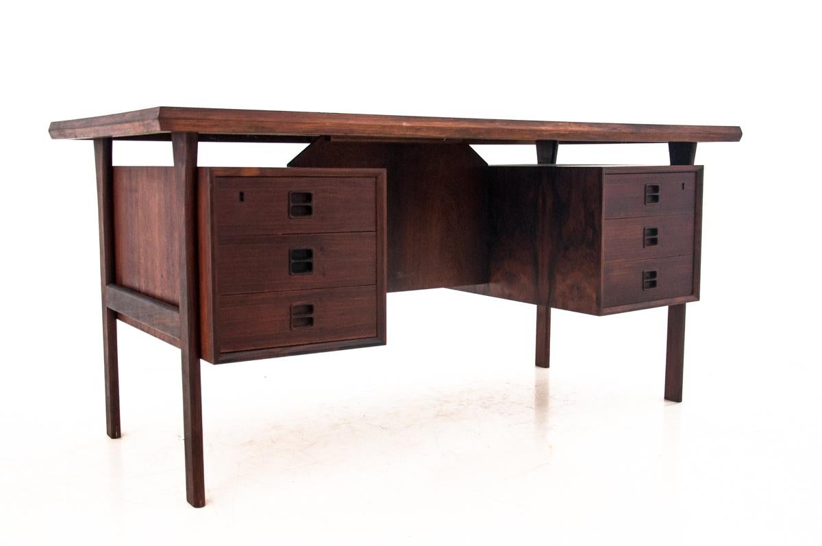 Mid-20th Century Rosewood Desk, Designed by Arne Vodder, Denmark, 1960s