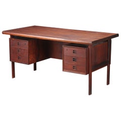 Vintage Rosewood Desk, Designed by Arne Vodder, Denmark, 1960s