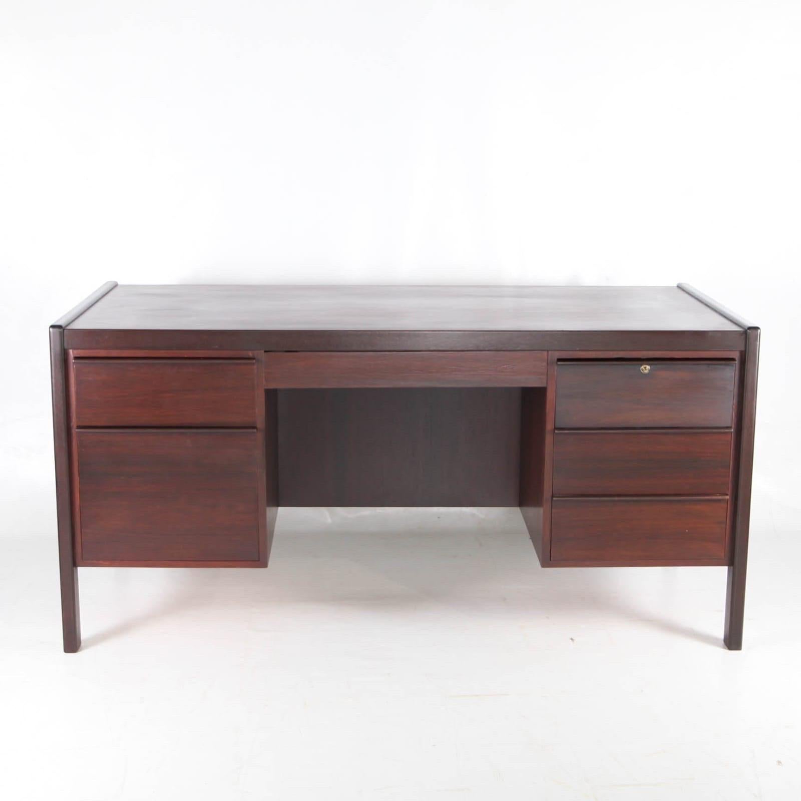 Schreibtisch aus Rosenholz im Angebot 8