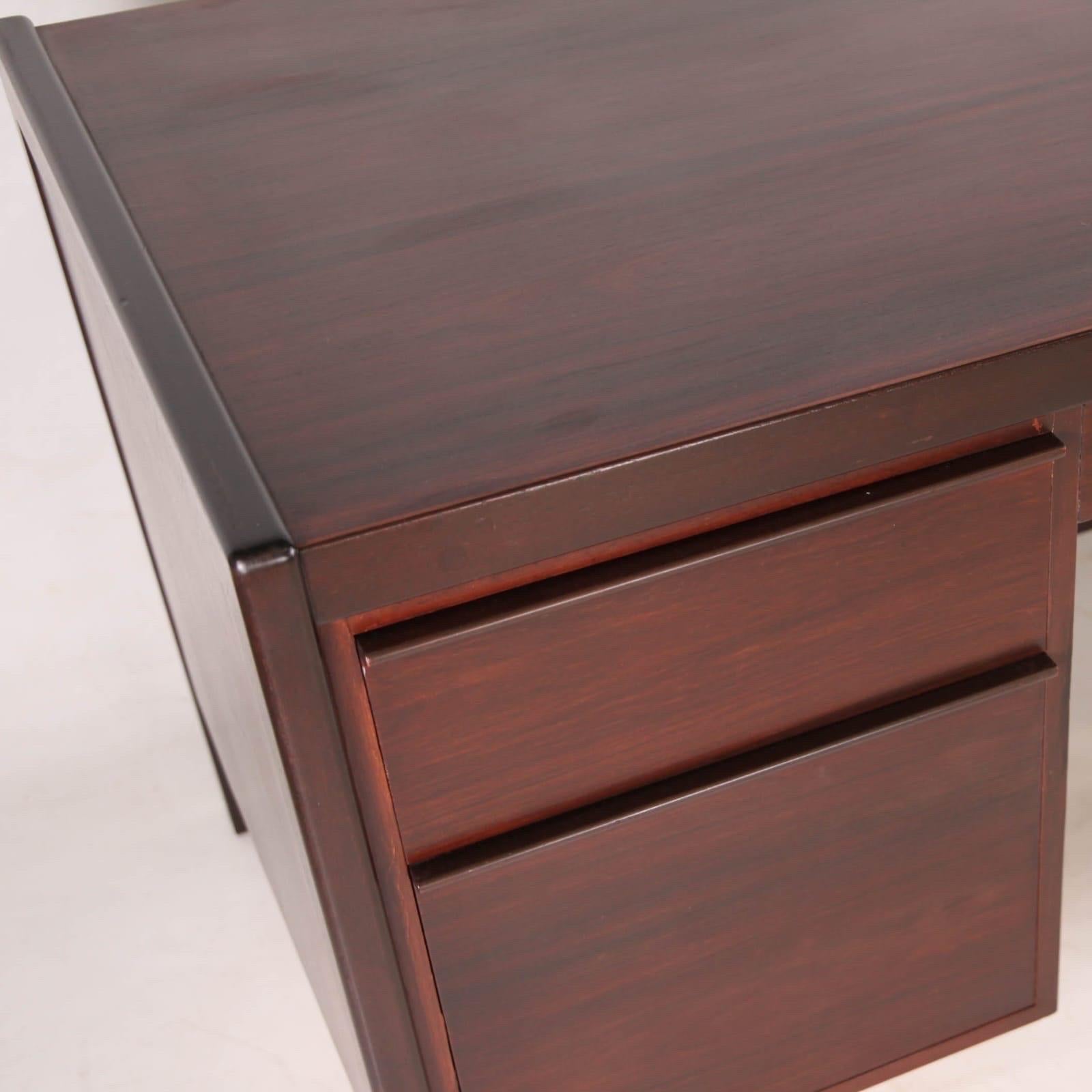 Schreibtisch aus Rosenholz im Angebot 2