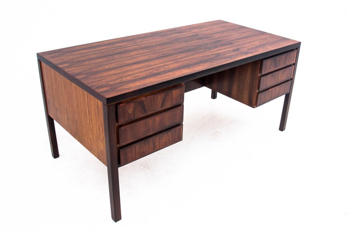 Mid-Century Modern Rosewood Desk, Model 77, Omann Jun, Denmark, 1960s