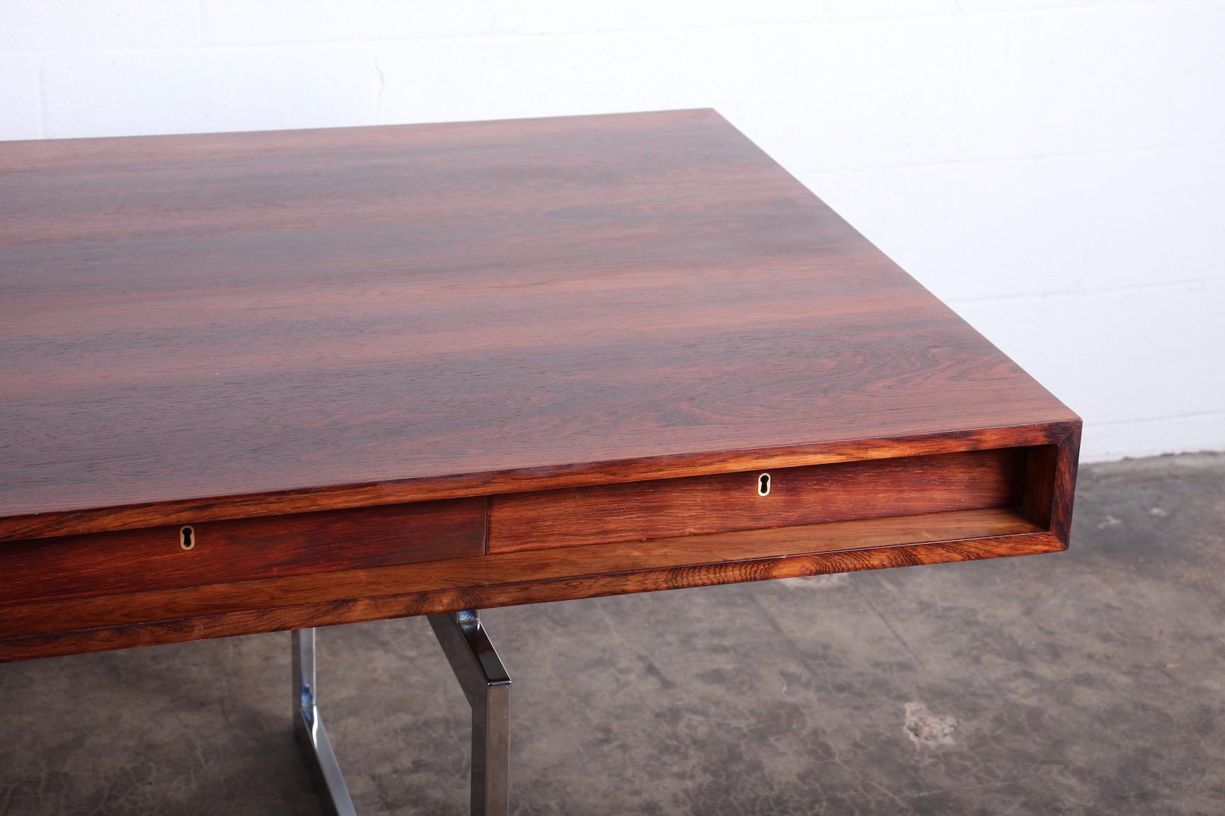 Rosewood Desk Model 901 by Bodil Kjaer for E. Pedersen & Søn 1