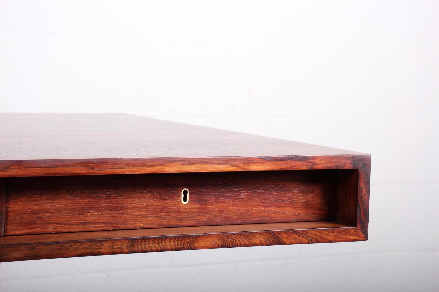 Rosewood Desk Model 901 by Bodil Kjaer for E. Pedersen & Søn 2
