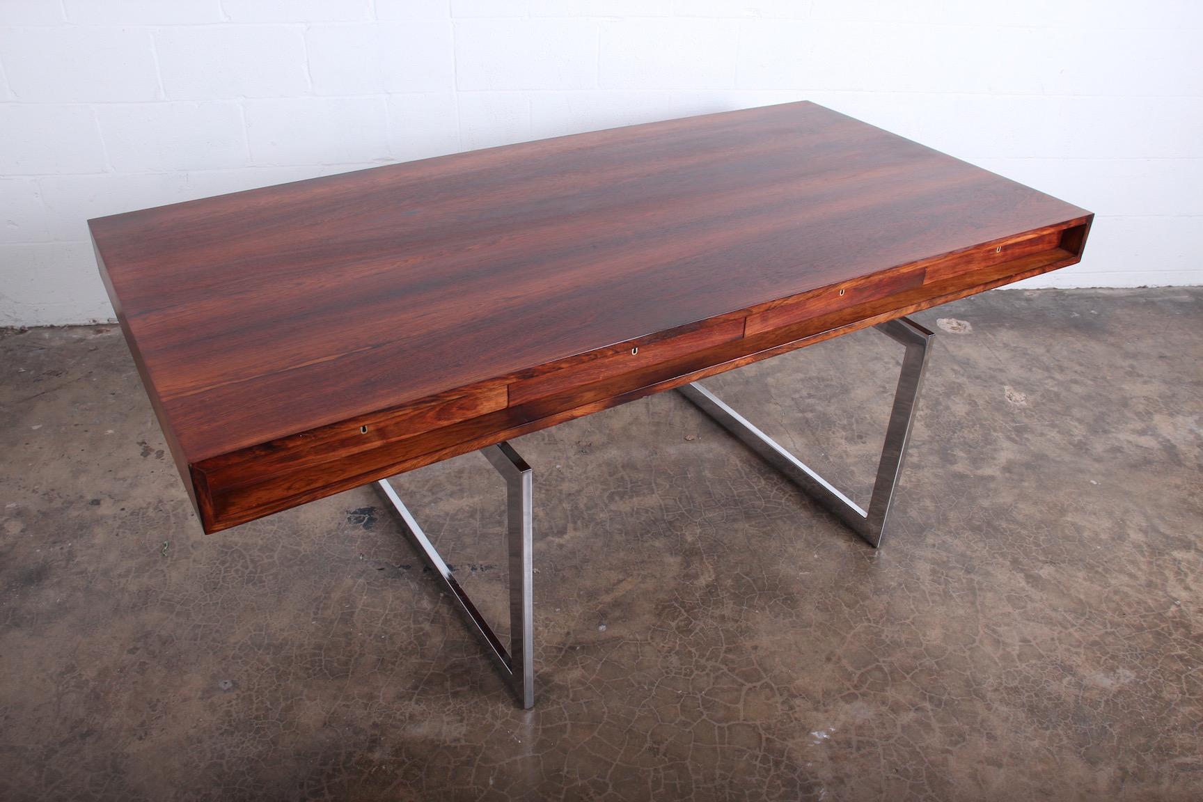 Rosewood Desk Model 901 by Bodil Kjaer for E. Pedersen & Søn 3
