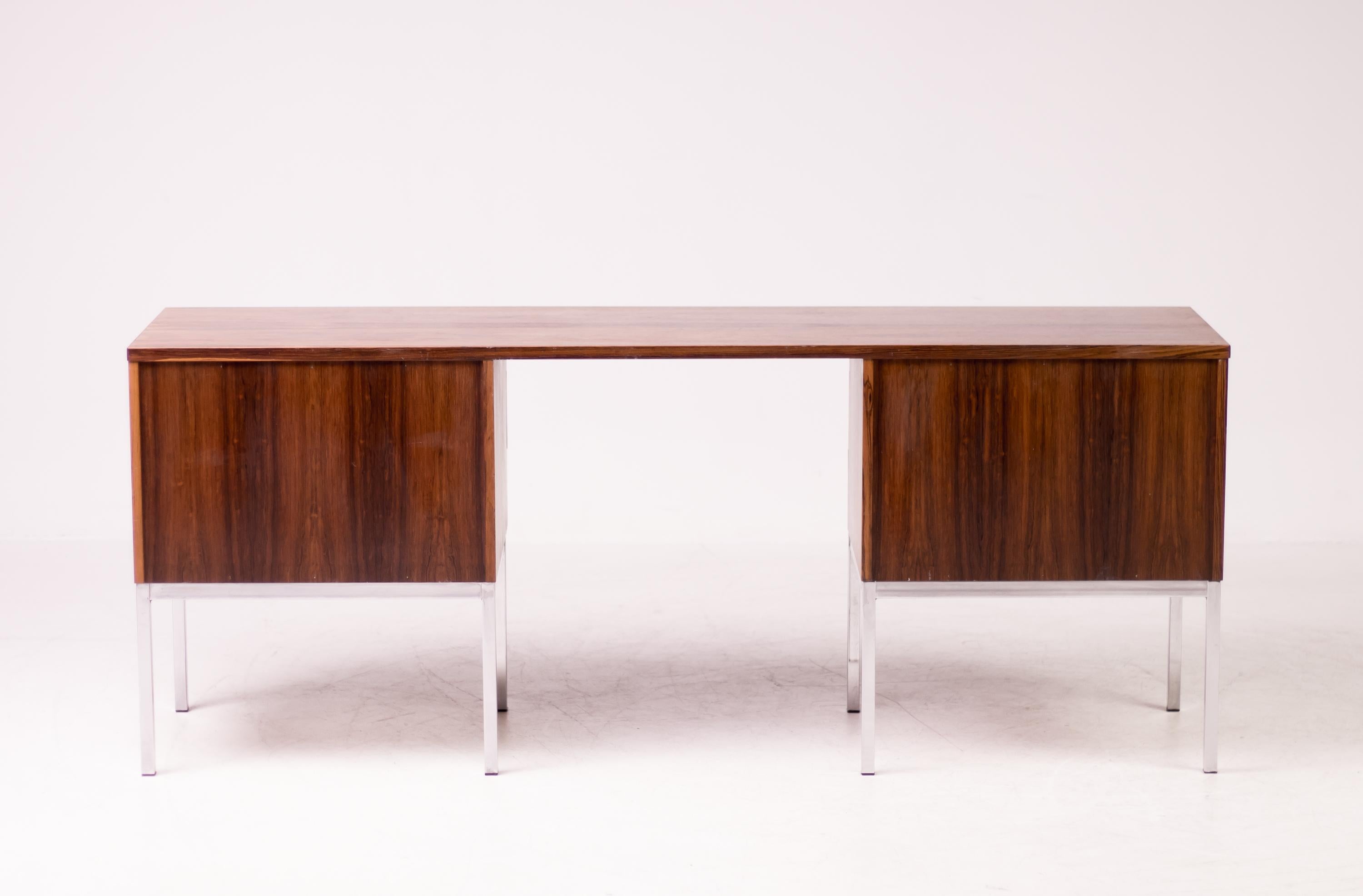 Rosewood Desk / Vanity by Florence Knoll for Knoll International 5