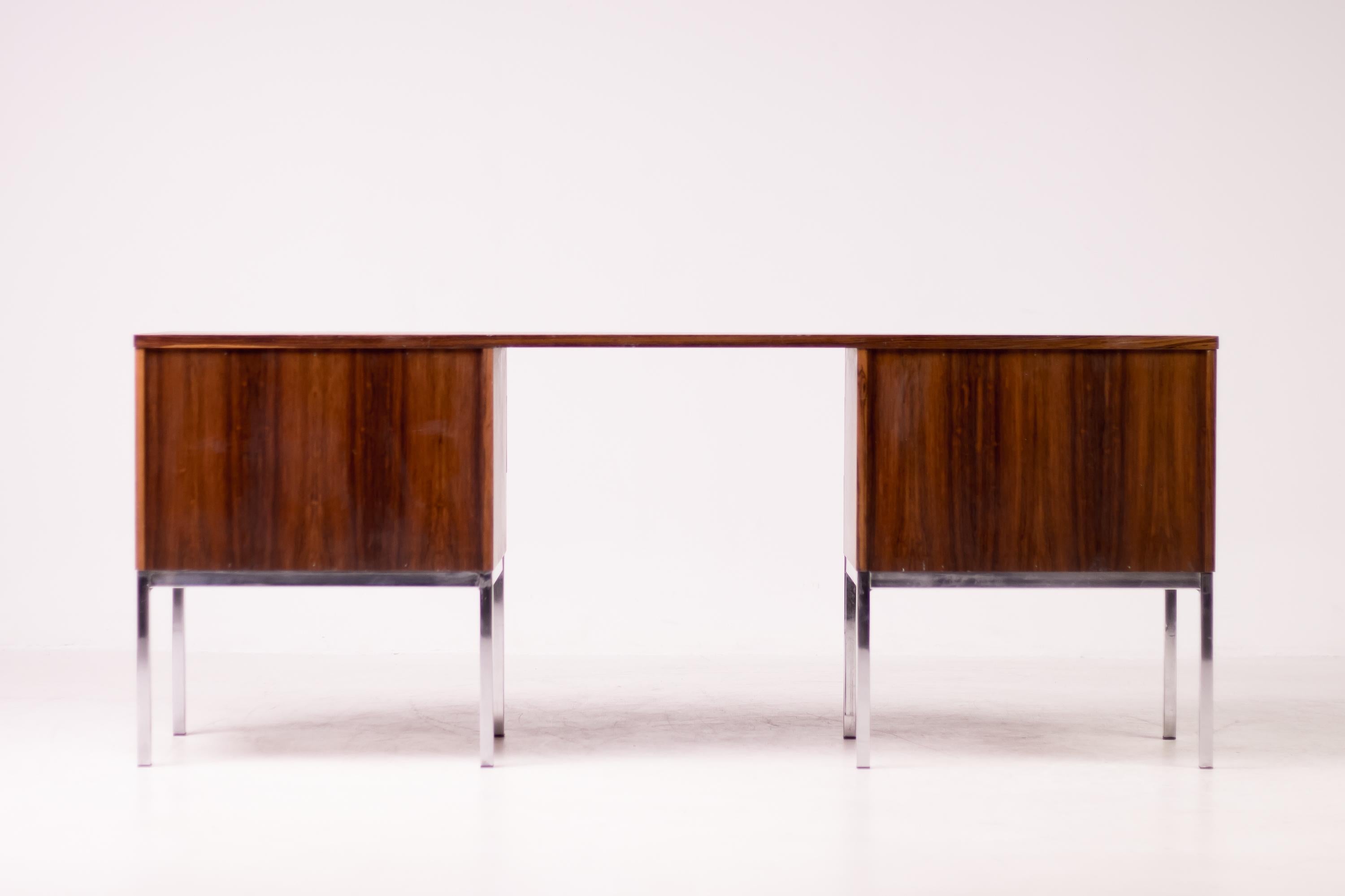 Rosewood Desk / Vanity by Florence Knoll for Knoll International 7