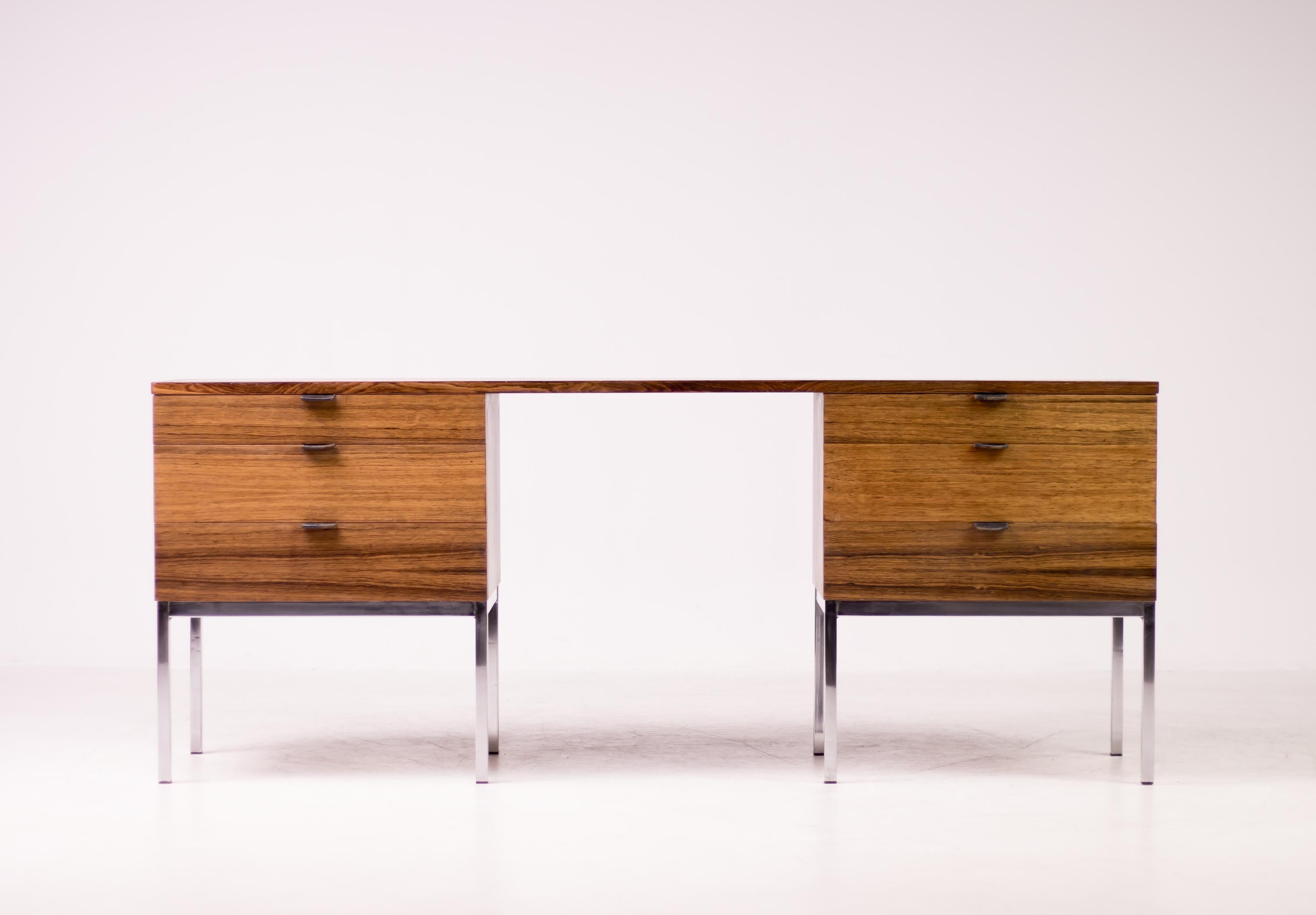 American Rosewood Desk / Vanity by Florence Knoll for Knoll International