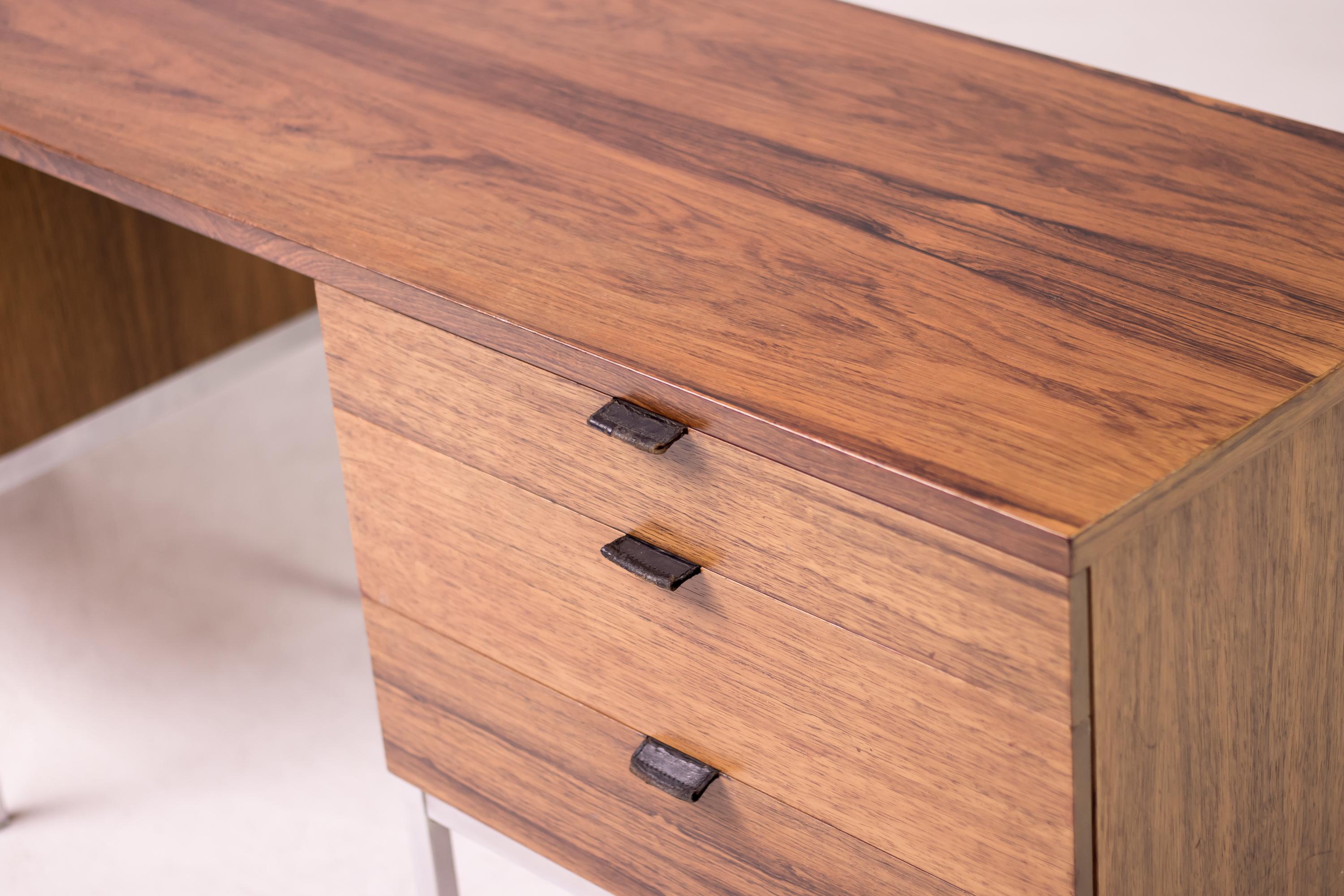 Rosewood Desk / Vanity by Florence Knoll for Knoll International 1