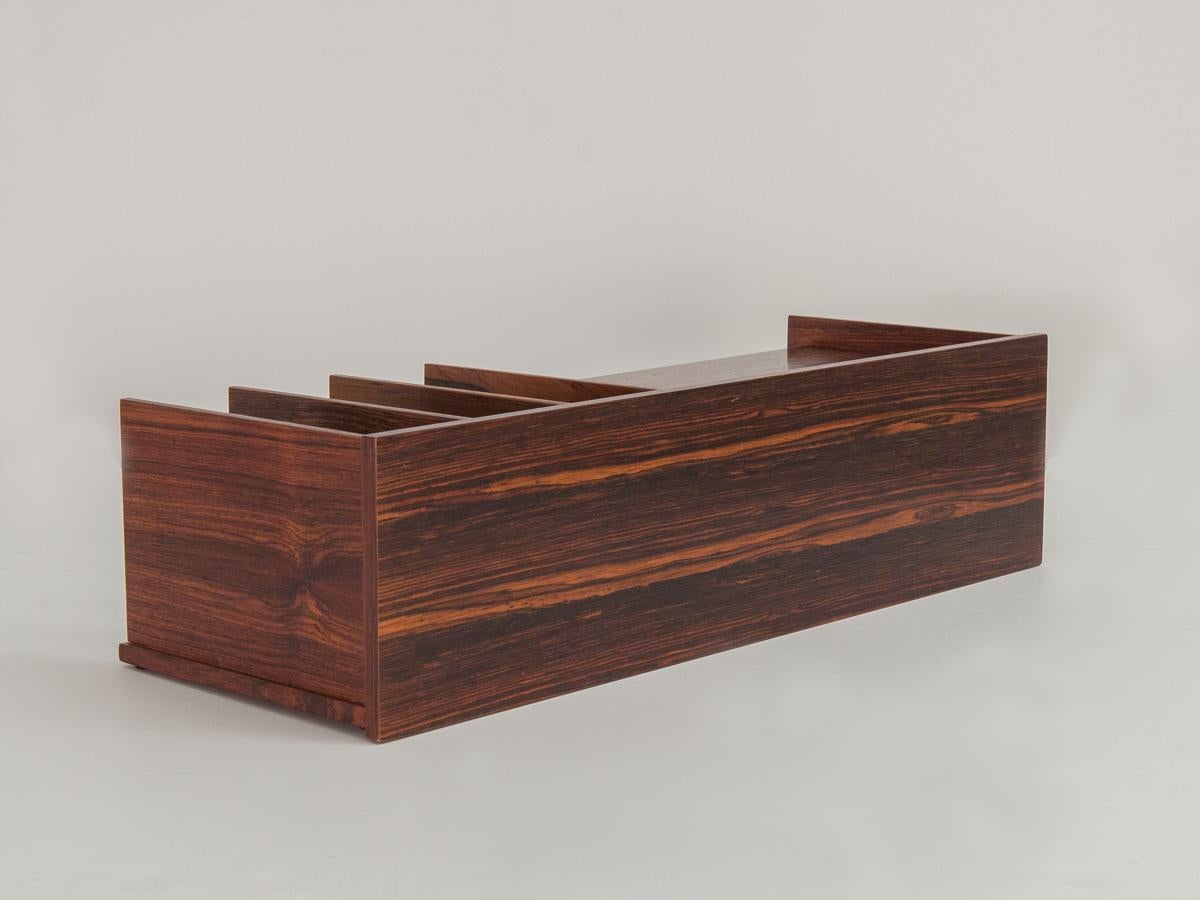 Rosewood Desktop Organizer by Georg Petersens In Good Condition In Brooklyn, NY