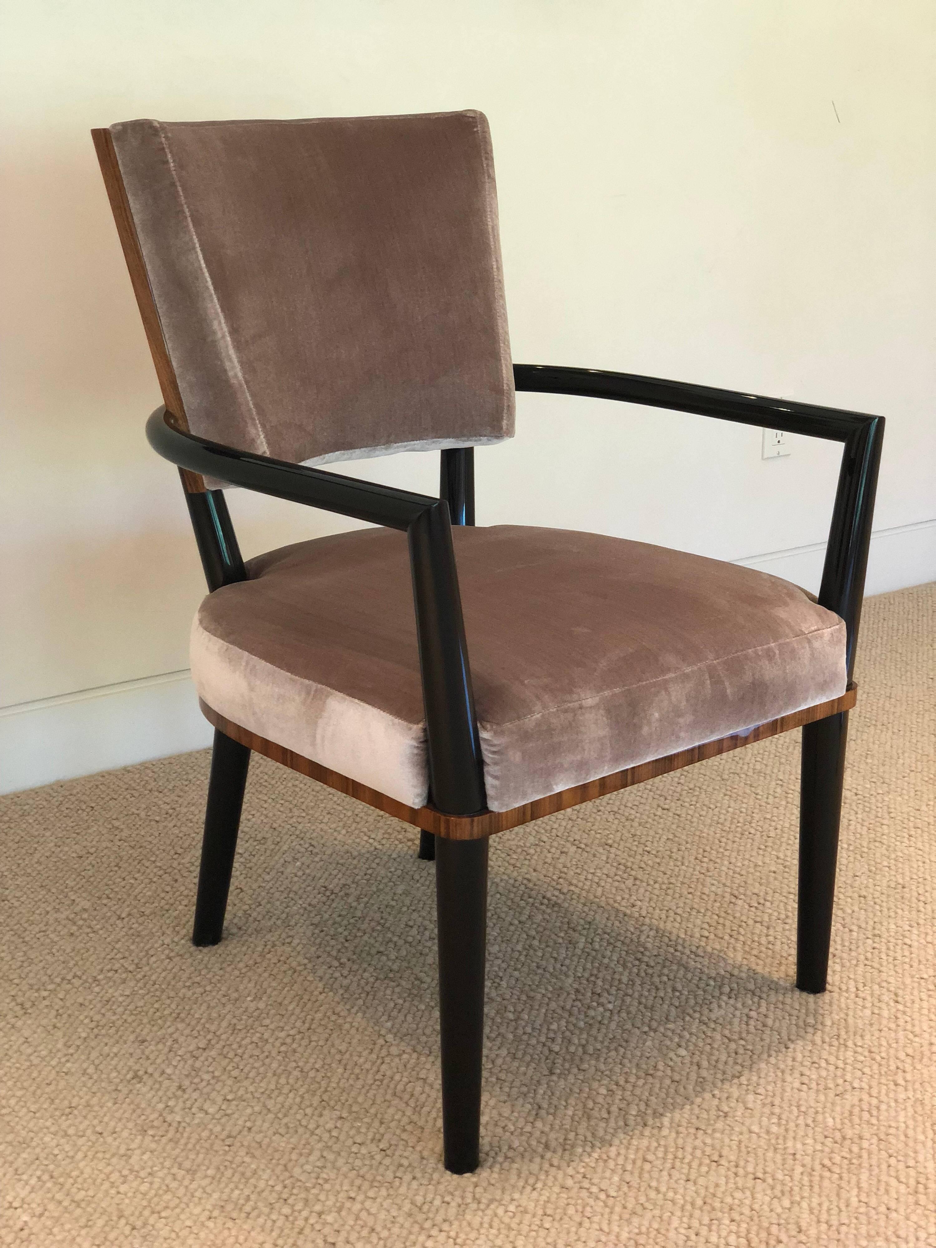 North American Rosewood Dining Armchair For Sale