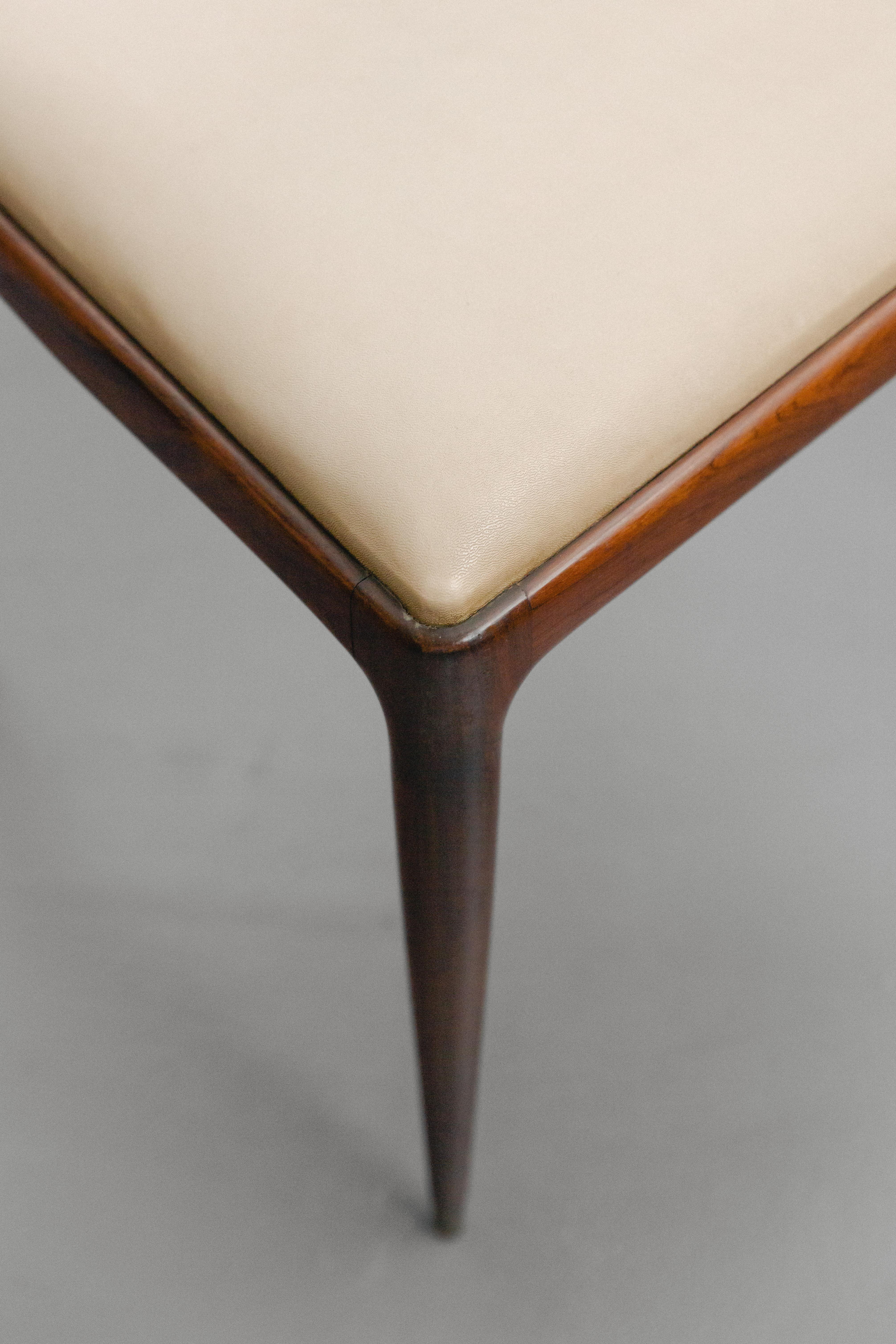 Rosewood Dining Chair, Giuseppe Scapinelli, Brazilian Midcentury, 1950s In Good Condition In New York, NY