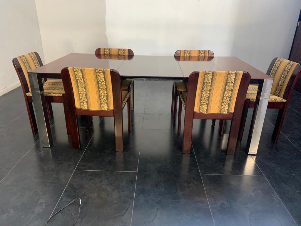 Rosewood Dining Chairs, 1970s, Set of 6 For Sale 2