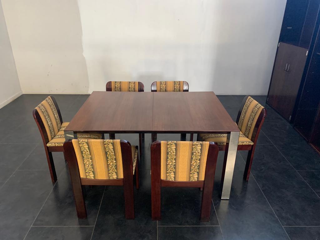 Rosewood Dining Chairs, 1970s, Set of 6 For Sale 3