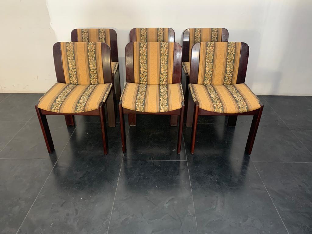 Rosewood Dining Chairs, 1970s, Set of 6 In Excellent Condition For Sale In Montelabbate, PU