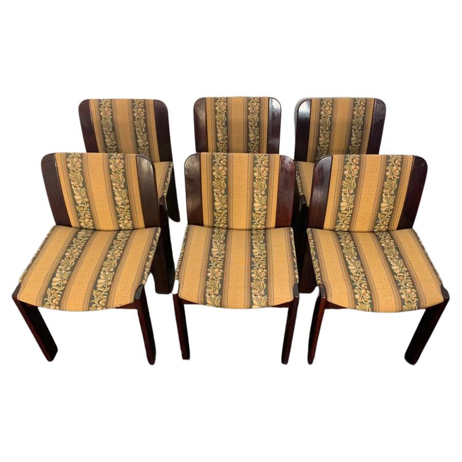 Rosewood Dining Chairs, 1970s, Set of 6 For Sale