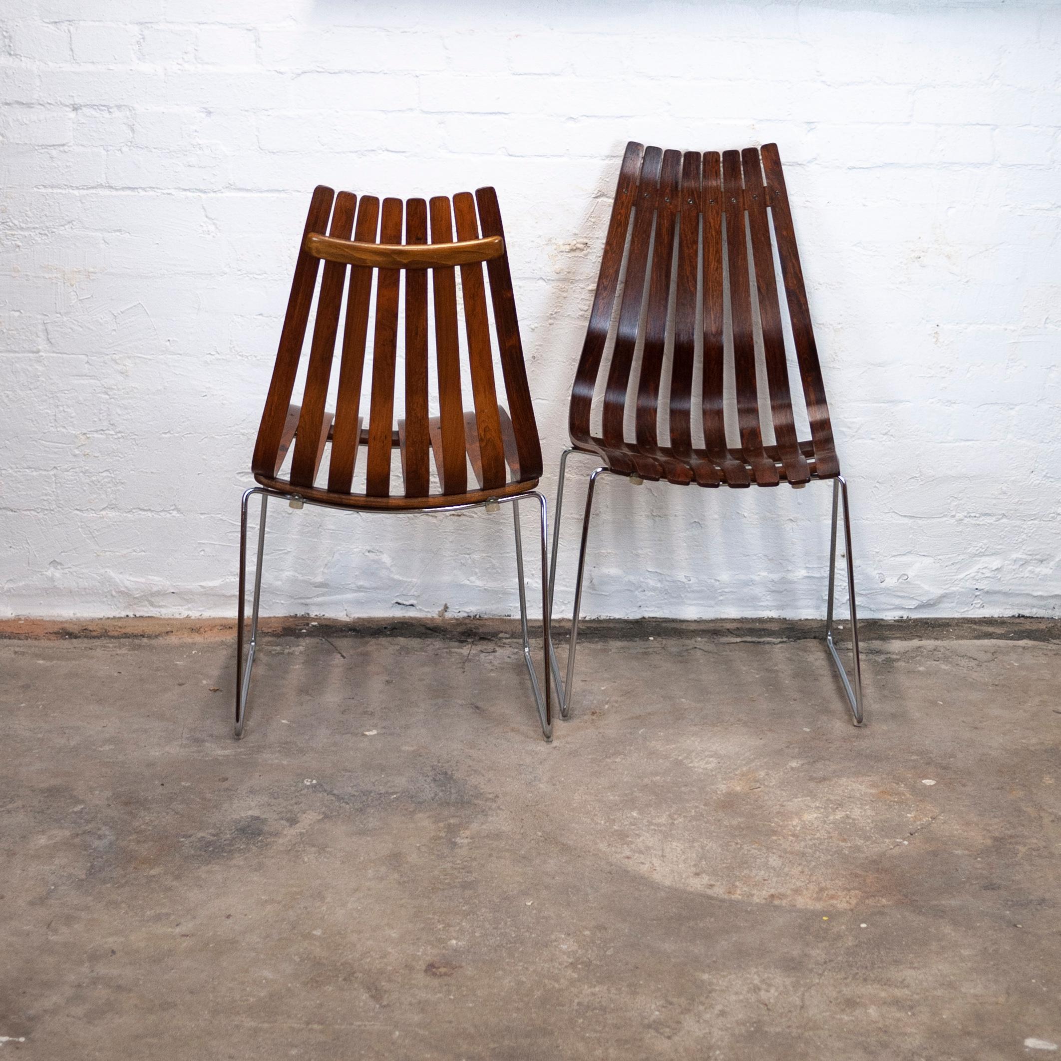 Rosewood Dining Chairs by Hans Brattrud for Hove Møbler, 1960s, Set of 8 8