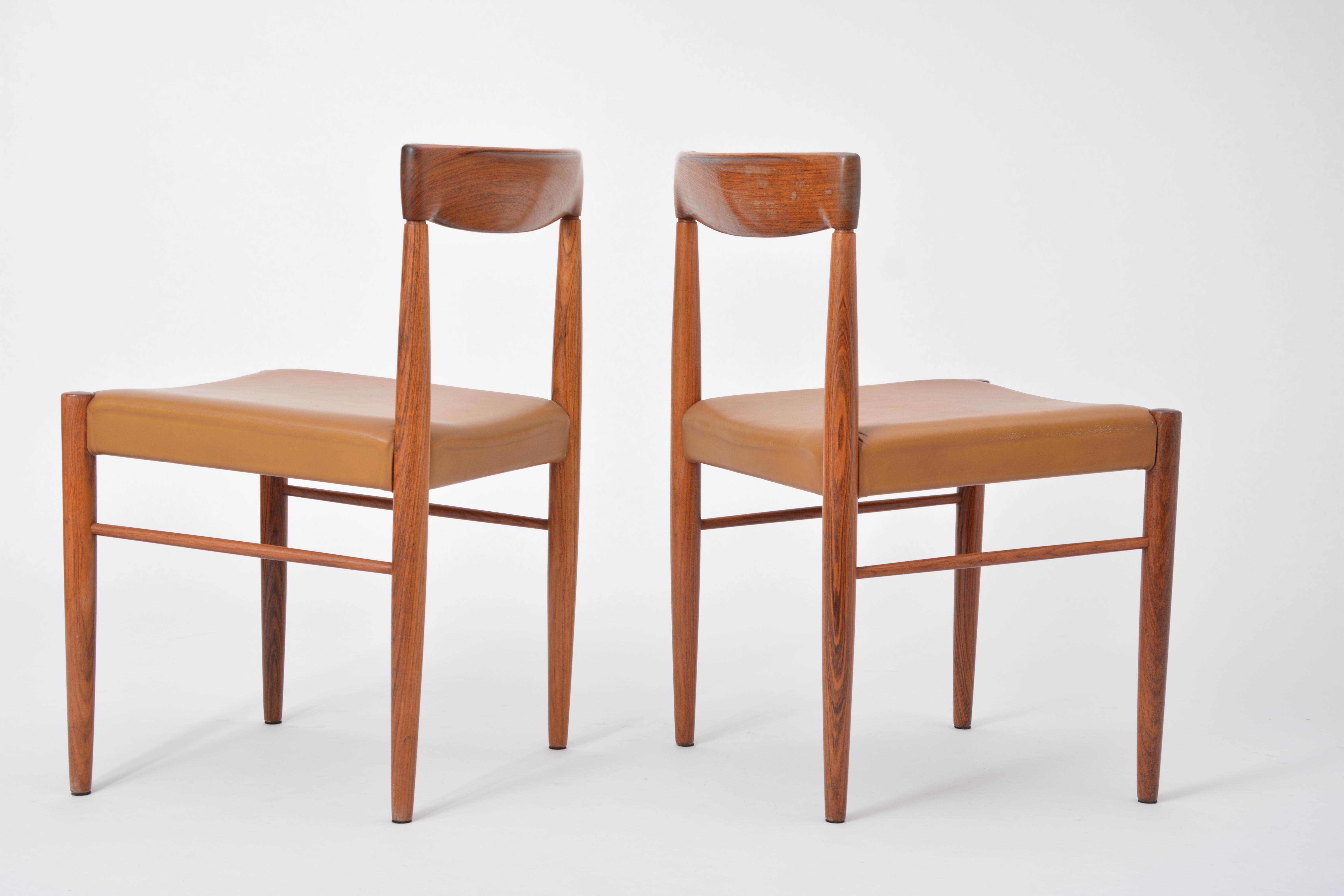 Rosewood Dining Chairs by H.W. Klein for Bramin, Set of Four 3