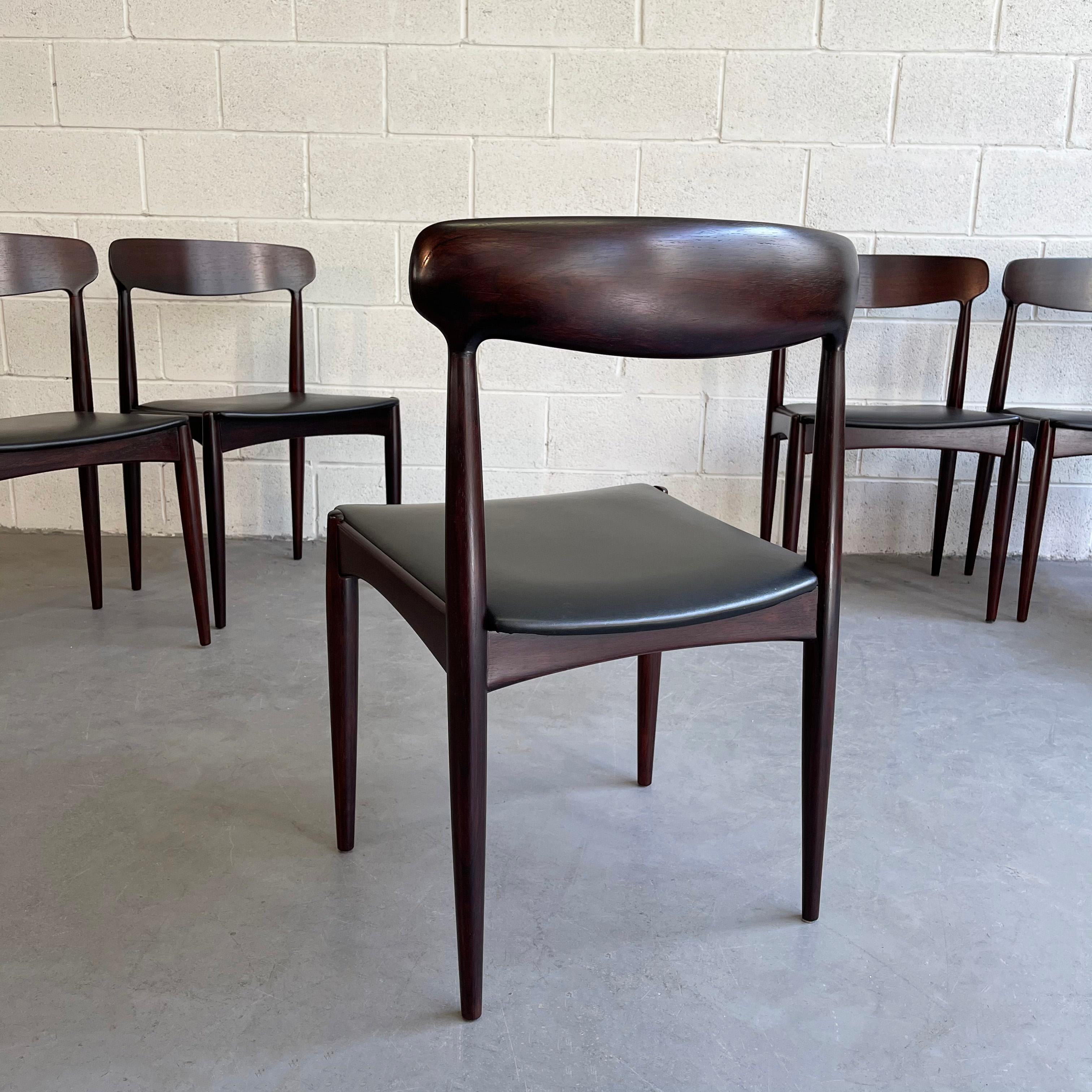 Rosewood Dining Chairs by Johannes Andersen for Uldum Møbelfabrik 3