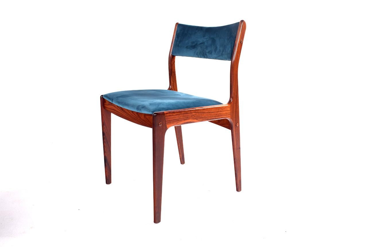 Mid-20th Century Rosewood Dining Chairs by Johannes Andersen for Uldum Møbelfabrik