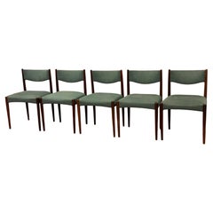 Rosewood Dining Chairs by Poul Volther for Frem Rojle, Set of Five
