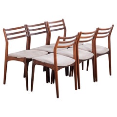 Rosewood Dining Chairs by Vestervig Eriksen for Brdr. Tromborg, Denmark, 1960s
