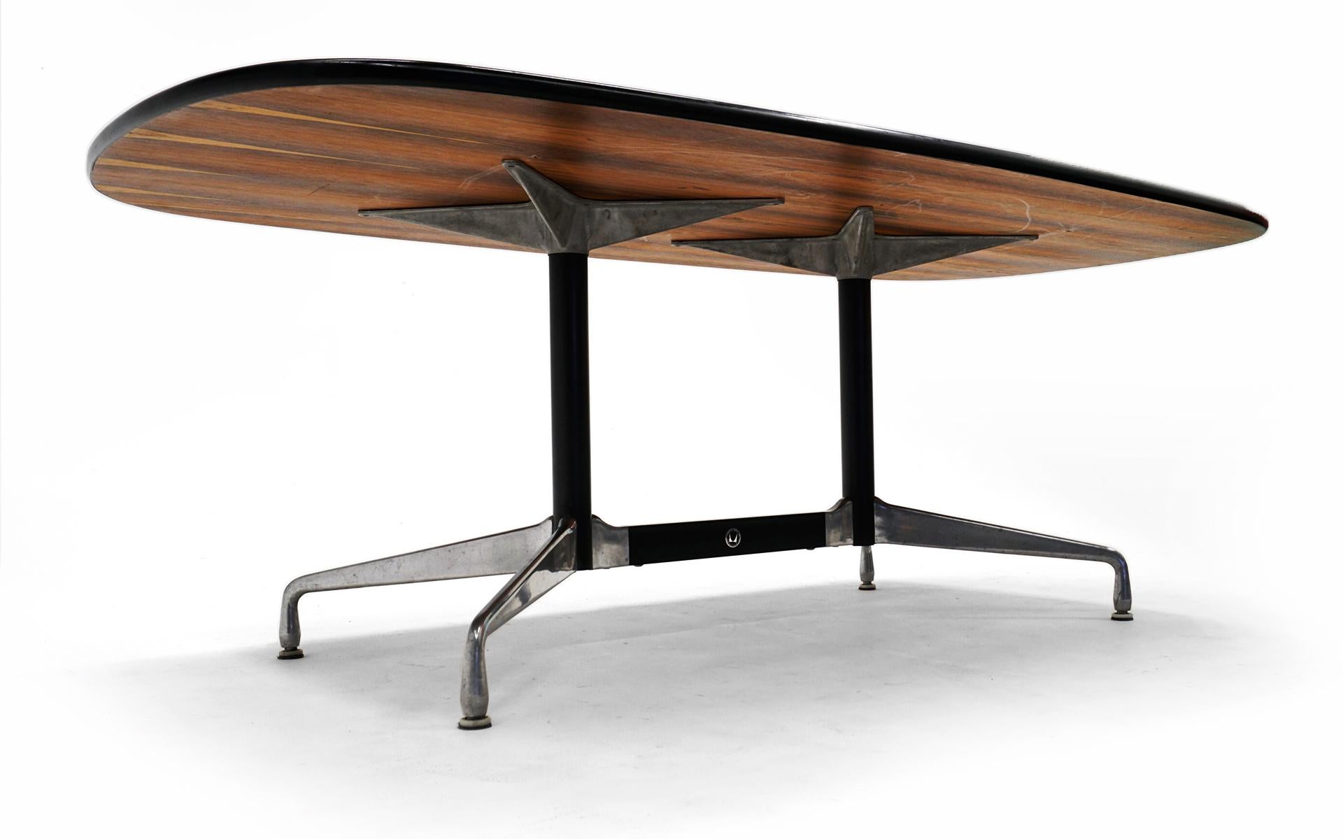 Mid-20th Century Rosewood Dining or Conference Table by Charles and Ray Eames for Herman Miller